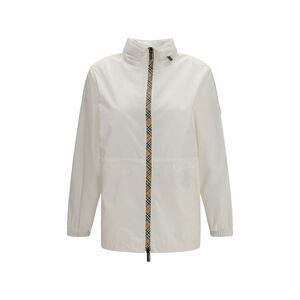Burberry White Polyamide Shell Women's Jacket